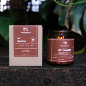 Nến thơm tinh dầu quế Kokomori 200g