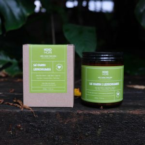 Nến thơm tinh dầu sả chanh kokomori 200g